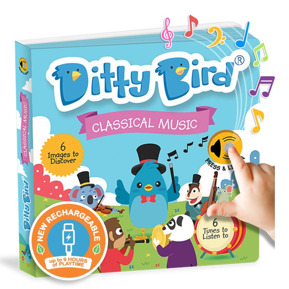 LIBRO INFANTIL MÚSICA CLÁSICA (INGLÉS) MUSICAL DITTY BIRD - 1