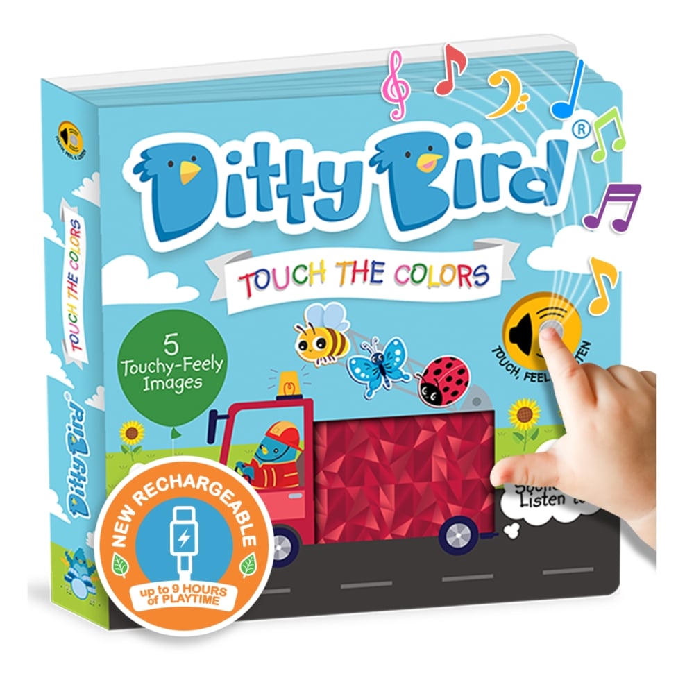 LIBRO INFANTIL TOCANDO LOS COLORES (INGLÉS) MUSICAL DITTY BIRD - 1