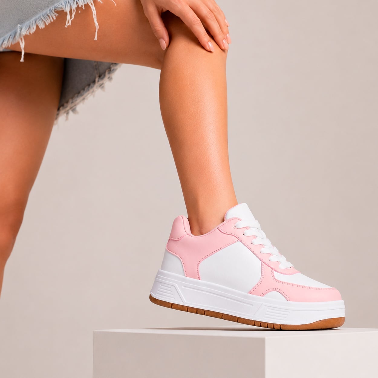 ZAPATILLAS PLATAFORMA  MUJER ALI  885 - 3
