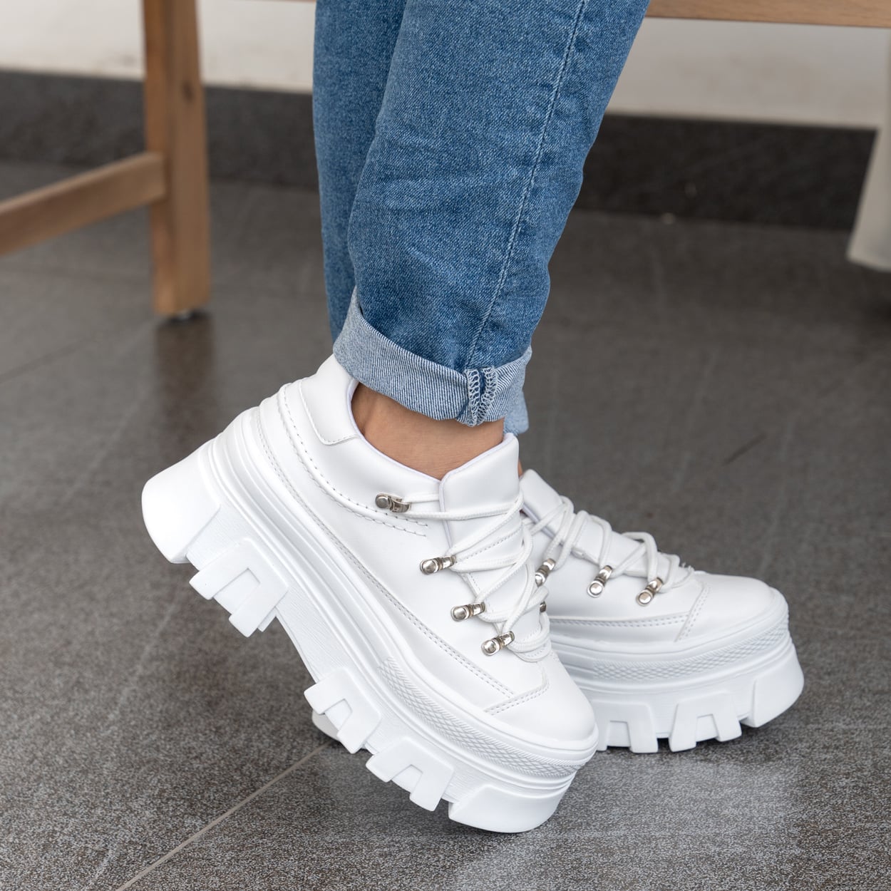 ZAPATILLA PLATAFORMA MUJER BRUNNA 752 - 4