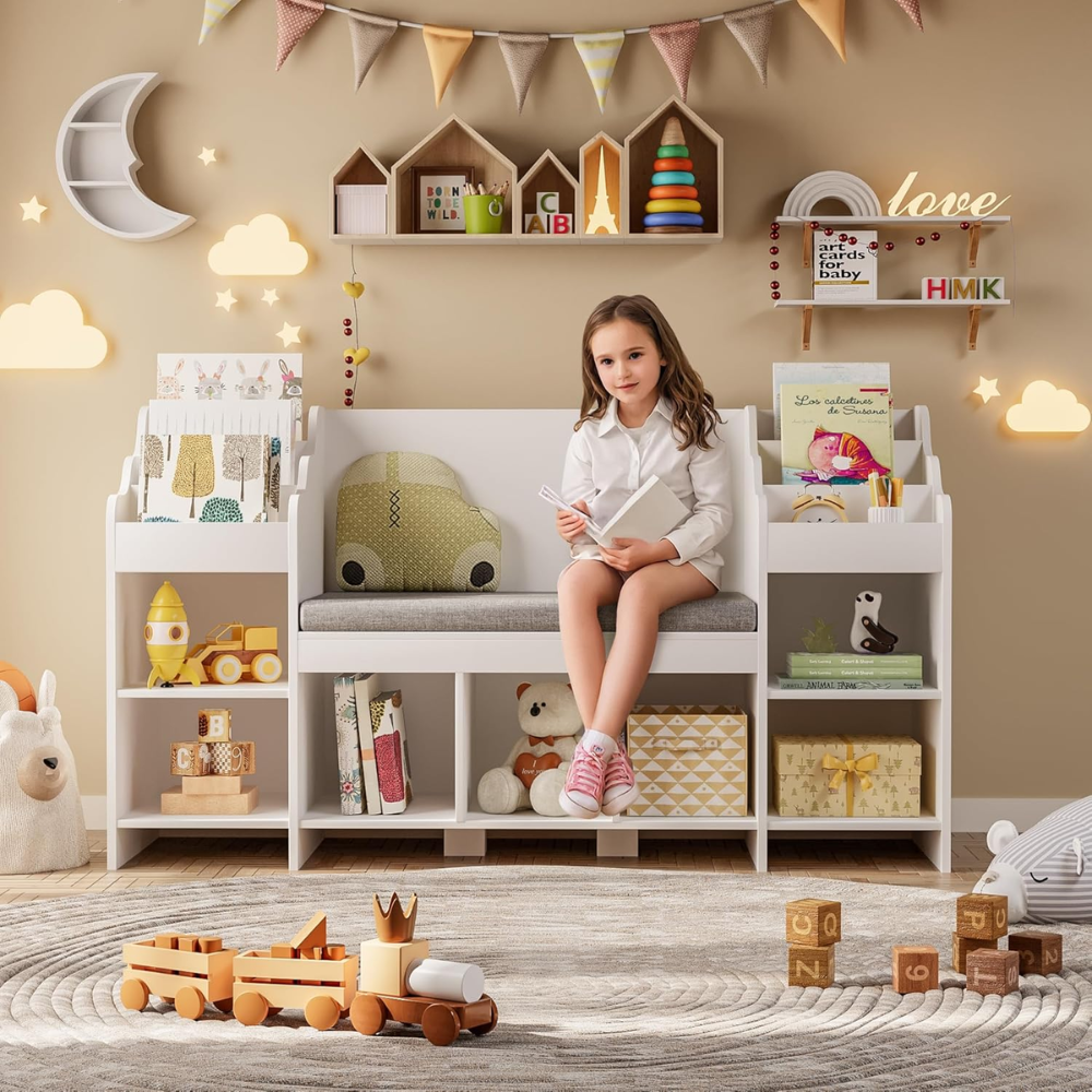 ESTANTE INFANTIL JUMMICO BLANCO MUEBLES GAUDI - 2