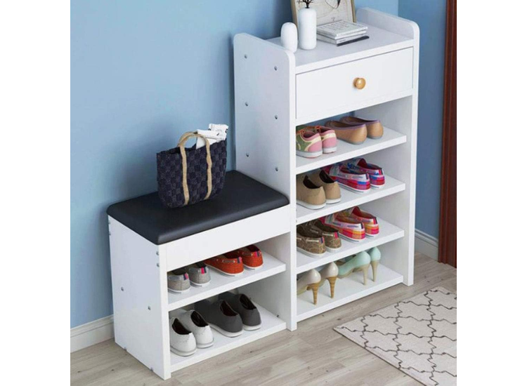 ZAPATERA ELIOT 12 PARES BLANCO MUEBLES GAUDI - 2