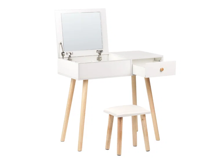 ESCRITORIO TOCADOR MUEBLES GAUDI BLANCO NADIA - 1