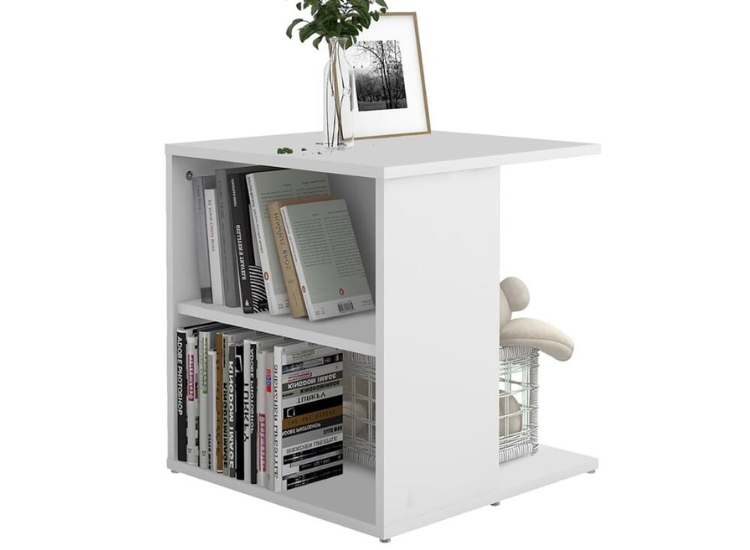 MESA AUXILIAR LOTI BLANCO MUEBLES GAUDI - 1