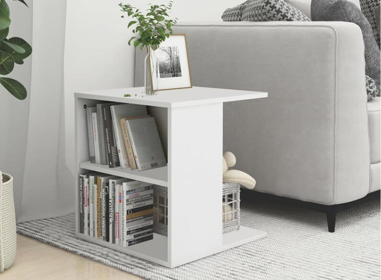 MESA AUXILIAR LOTI BLANCO MUEBLES GAUDI - 2