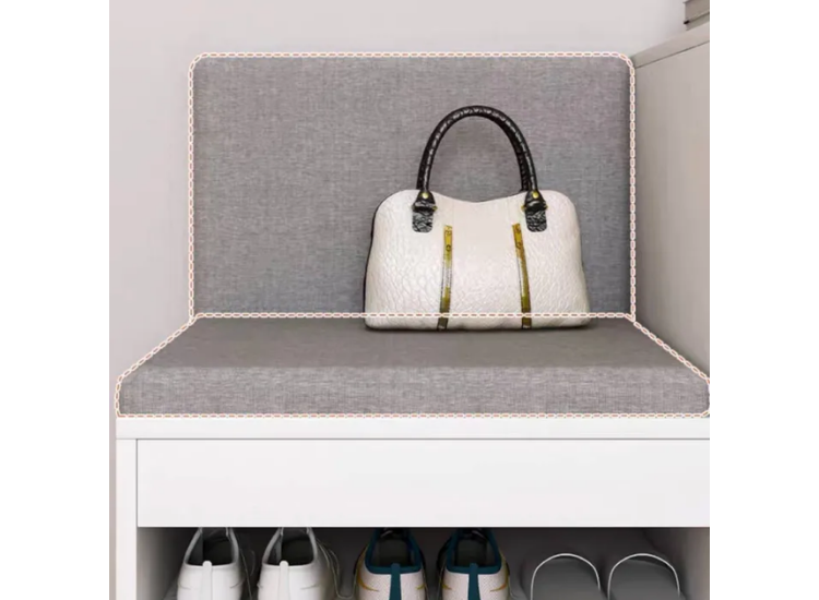 ZAPATERA CON ASIENTO ARILIS 15 PARES BLANCO - MUEBLES GAUDI - 5