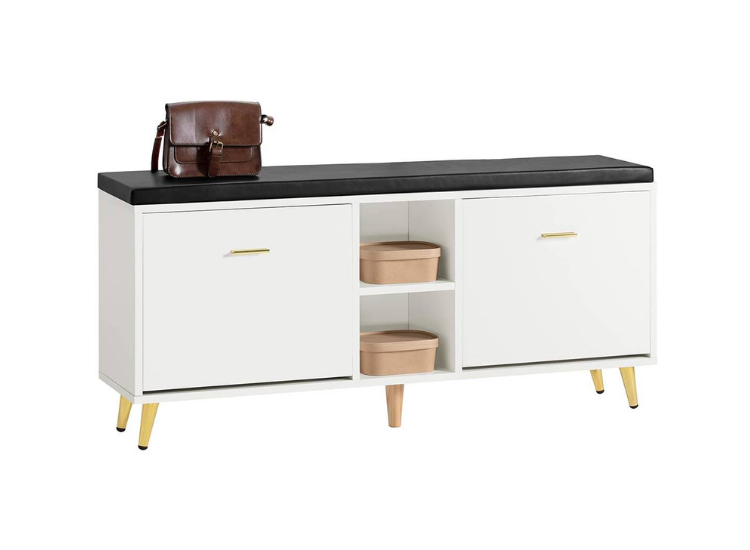 ZAPATERA MUEBLES GAUDI BLANCO VINTAGE PRISTINA - 1