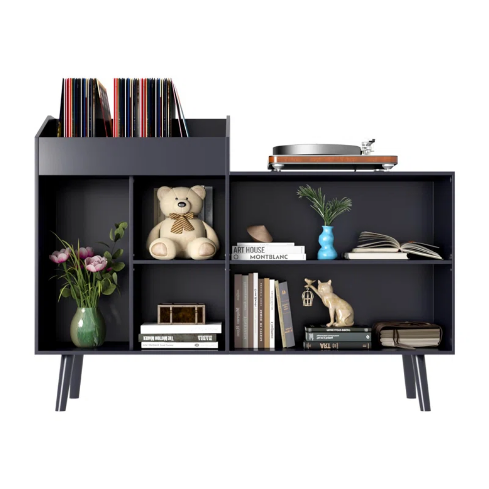 MUEBLE ESTANTE TOCADISCO CARLO NEGRO MUEBLES GAUDI - 3