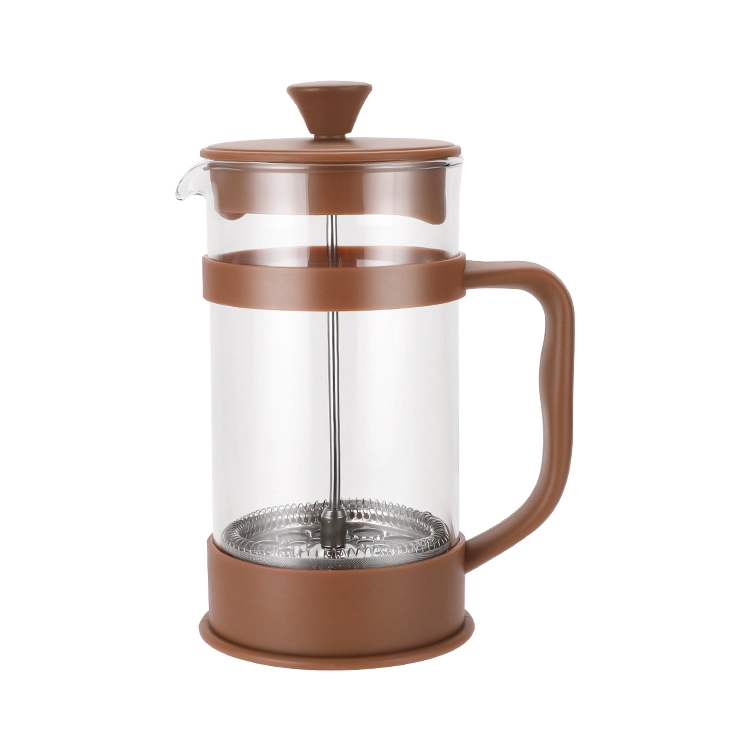PRENSA FRANCESA VIDRIO COLOR BROWN 350 ML - 1