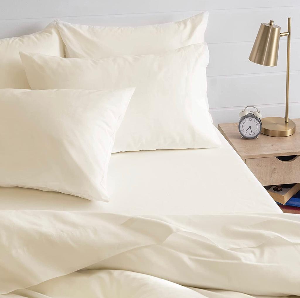 SET SÁBANAS TEFI HOME MODERNO 2 PLAZAS 250 HILOS ALGODÓN LISOS - 1