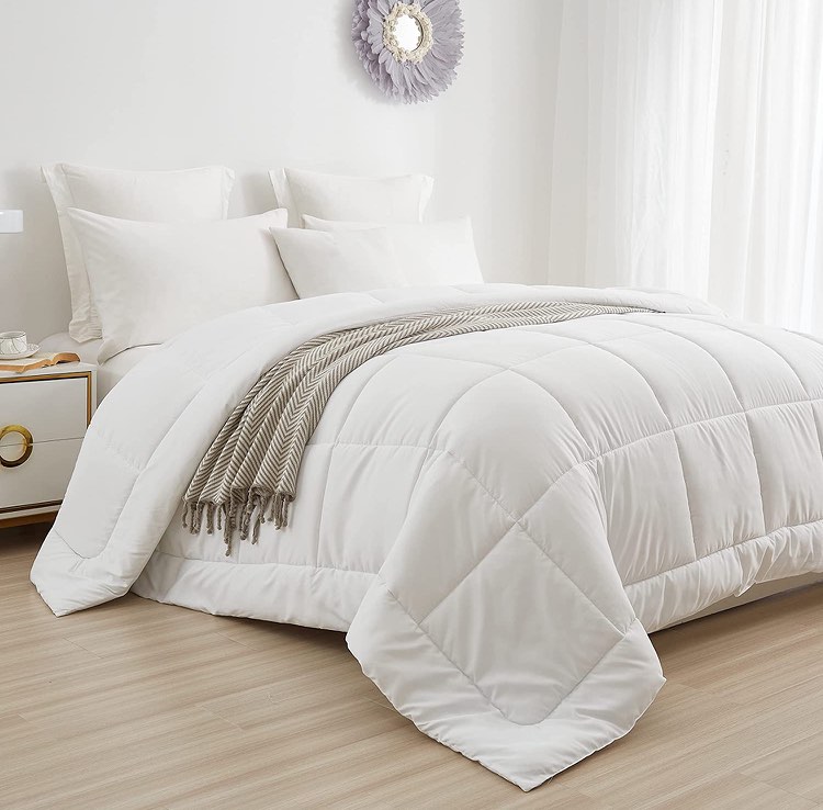 EDREDÓN TEFI HOME KING ALGODÓN LISOS MONOCROMO 250 HILOS - 1