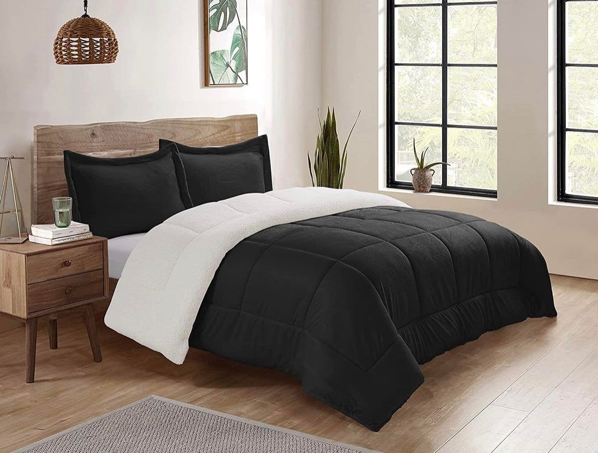 EDREDÓN TEFI HOME 1.5 PLAZAS SHERPA LISOS 250 HILOS - 2