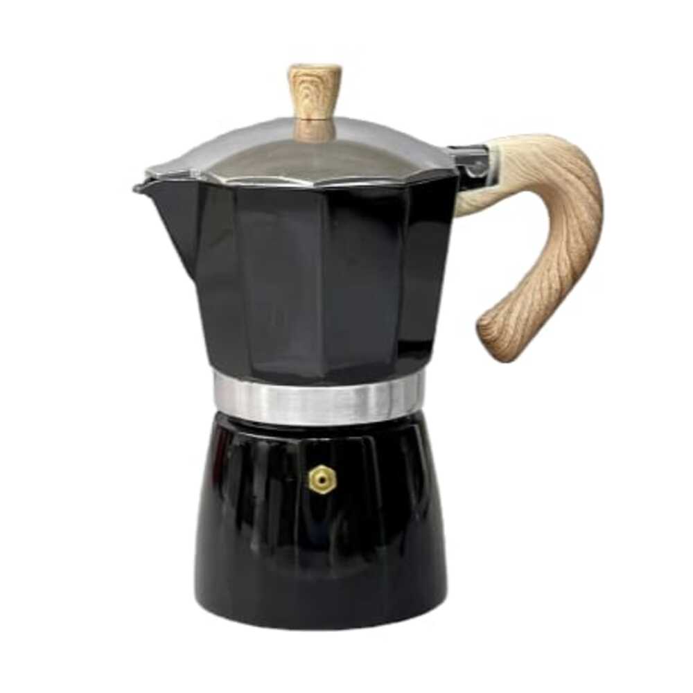 CAFETERA MOKA ITALIANA 6 TZAS NEGRO - 1