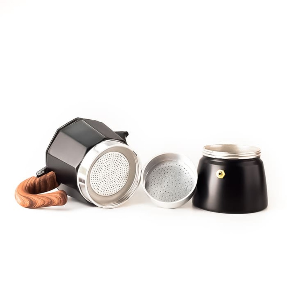 CAFETERA MOKA ITALIANA 6 TZAS NEGRO - 2