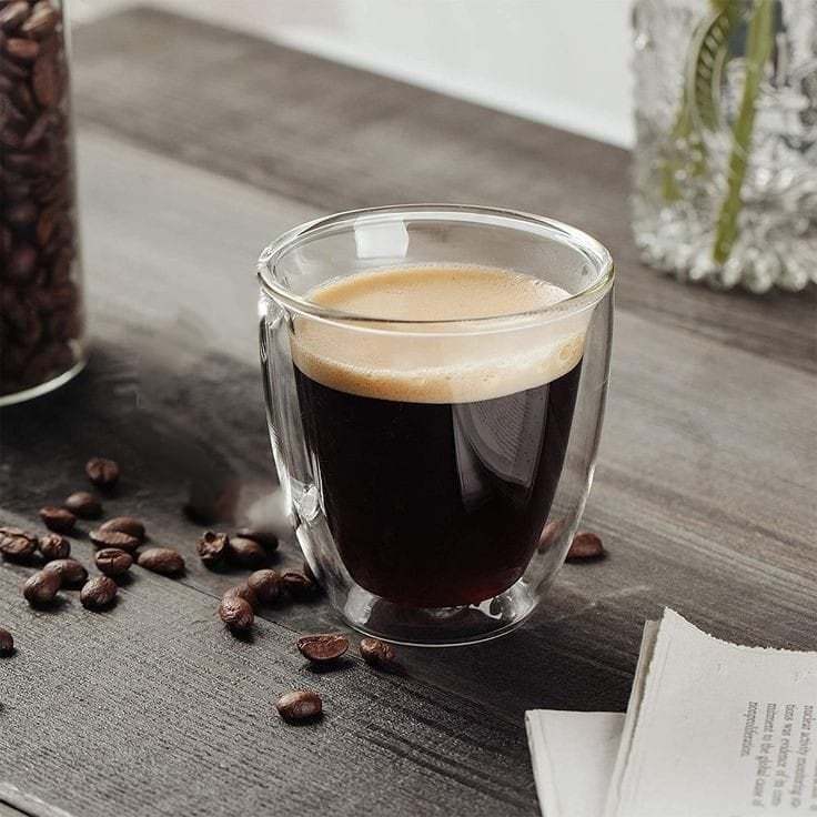 VASO ESPRESSO 100ML VIDRIO DOBLE PARED - 1
