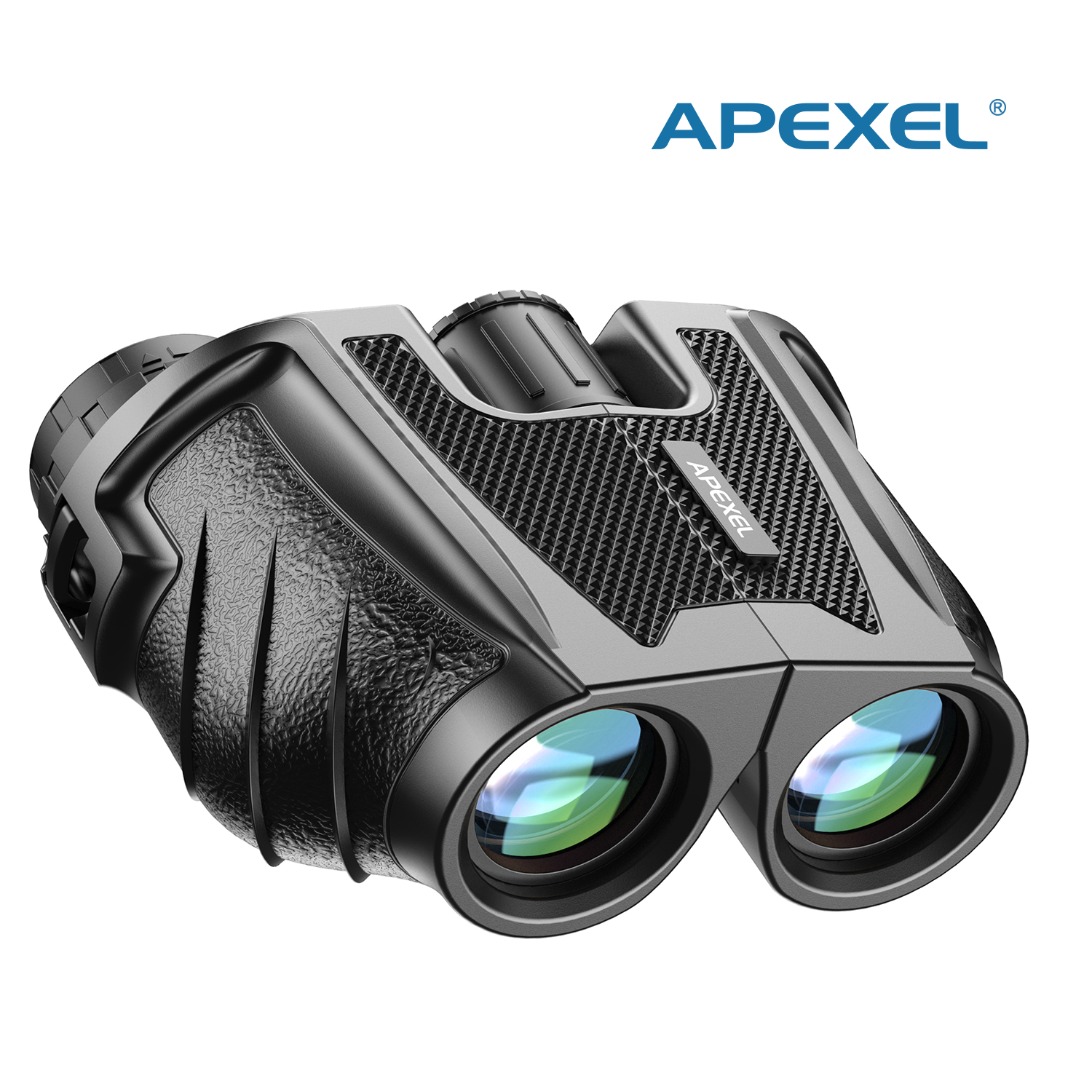 APEXEL BINOCULARES PROFESIONALES 10X25 PRISMA BAK4 114M/1000M - 2
