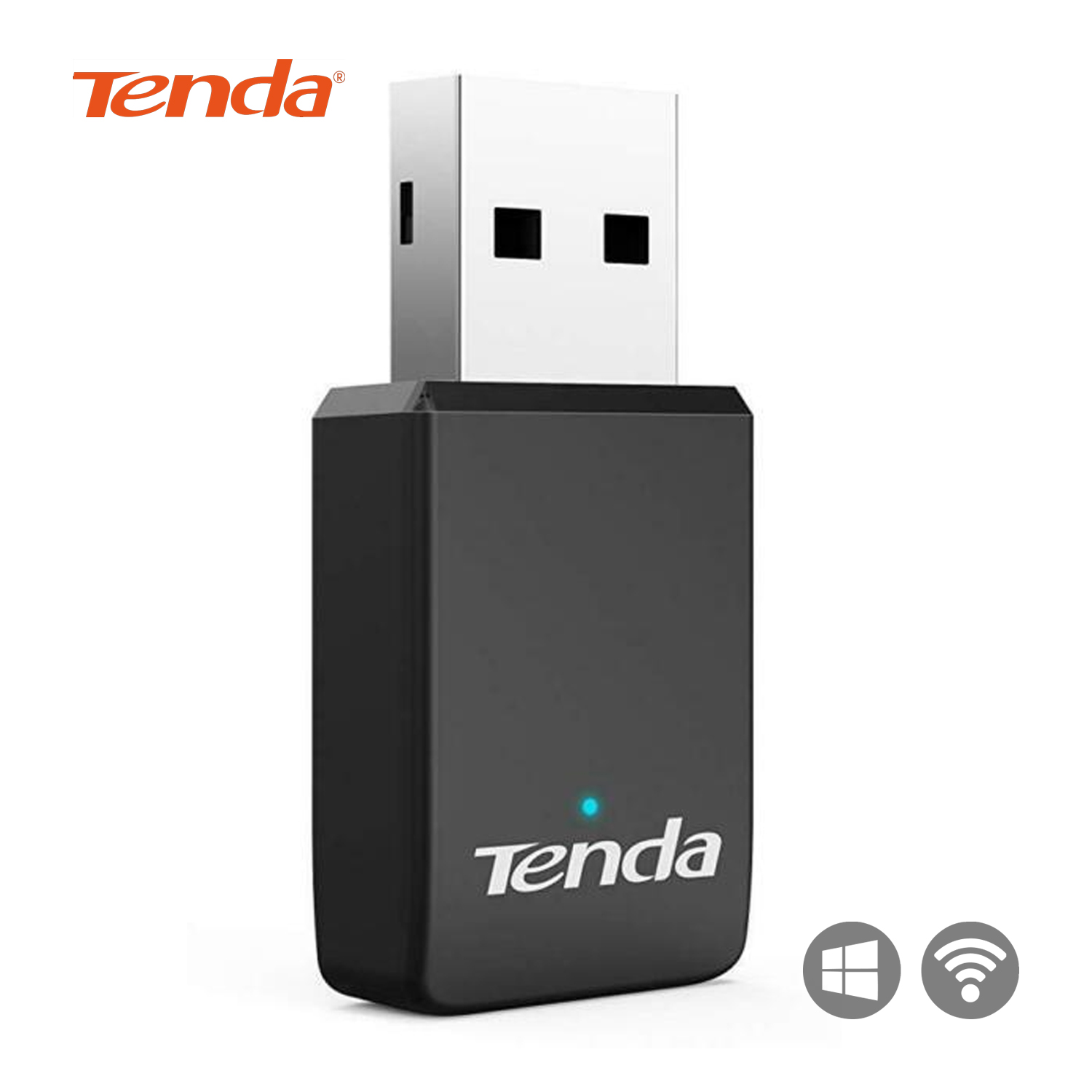 ADAPTADOR TENDA U9 USB WI-FI DOBLE BANDA 5GHZ 2.4GHZ - 1