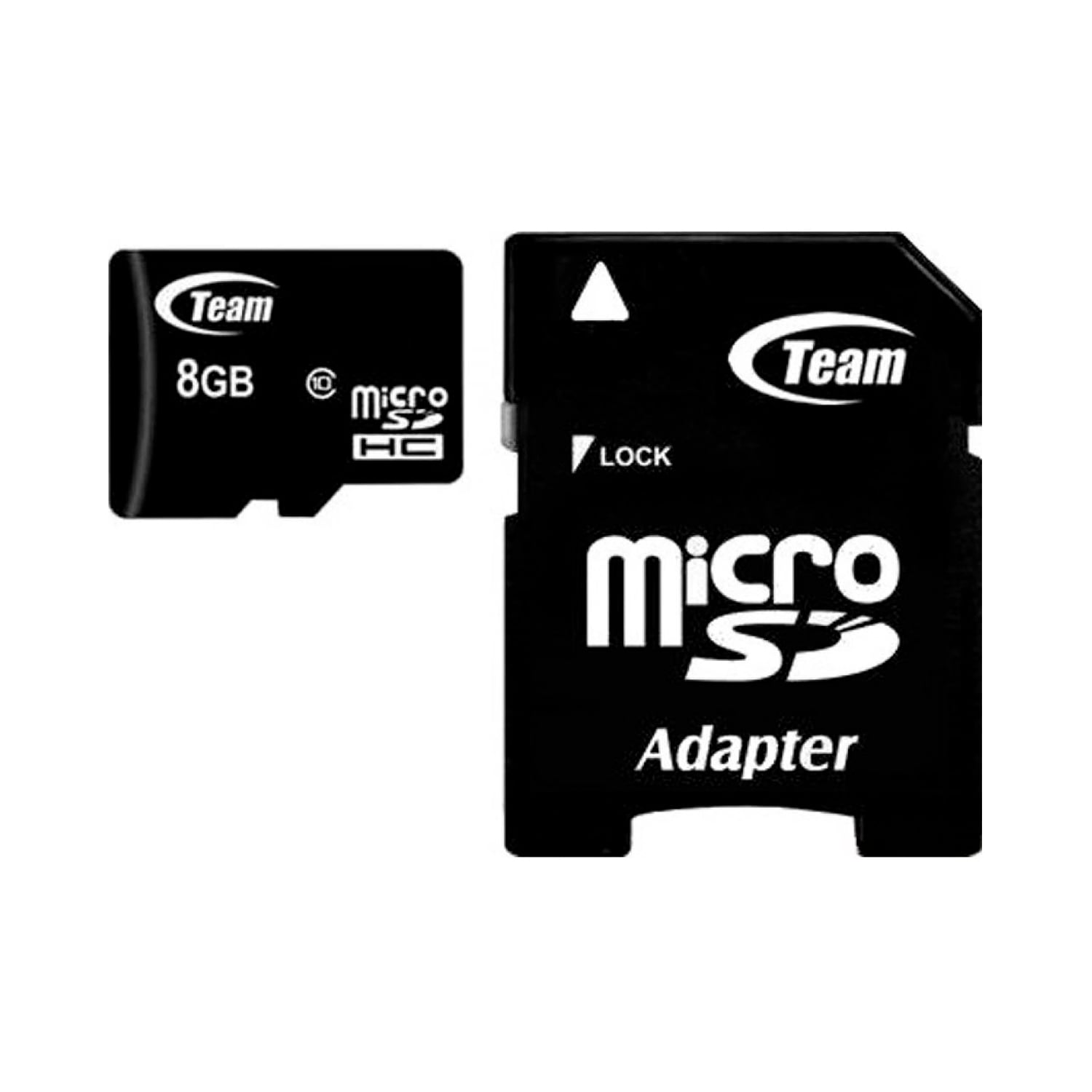 TEAMGROUP MEMORIA MICRO SD 8GB CLASS 10 + ADAPTADOR SD - 2