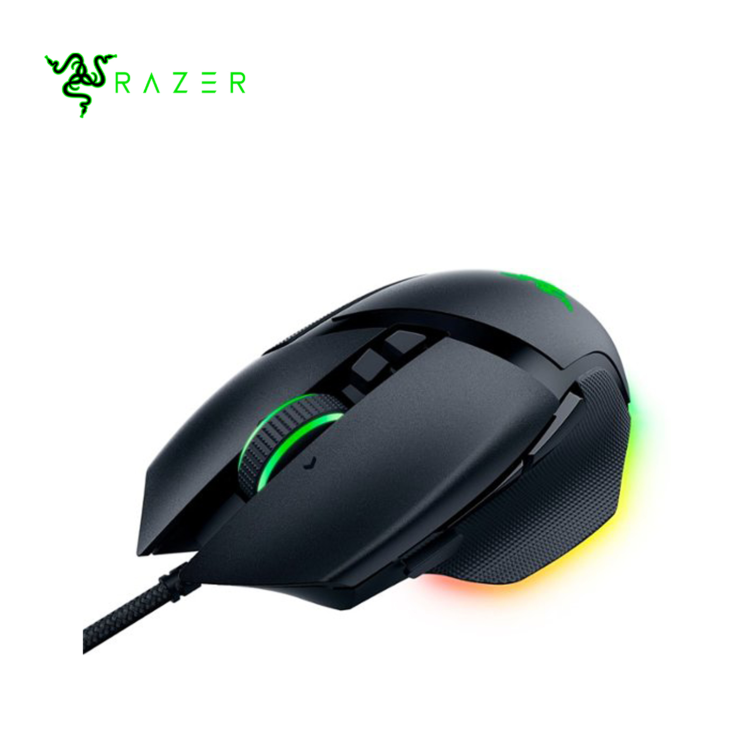 RAZER MOUSE BASILISK V3 26000 DPI 11 BOTONES USB RGB CHROMA - NEGRO - 2