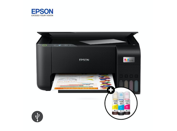 EPSON IMPRESORA MULTIFUNCIONAL L3210 TINTA CONTINUA CONEXIÓN USB - 1