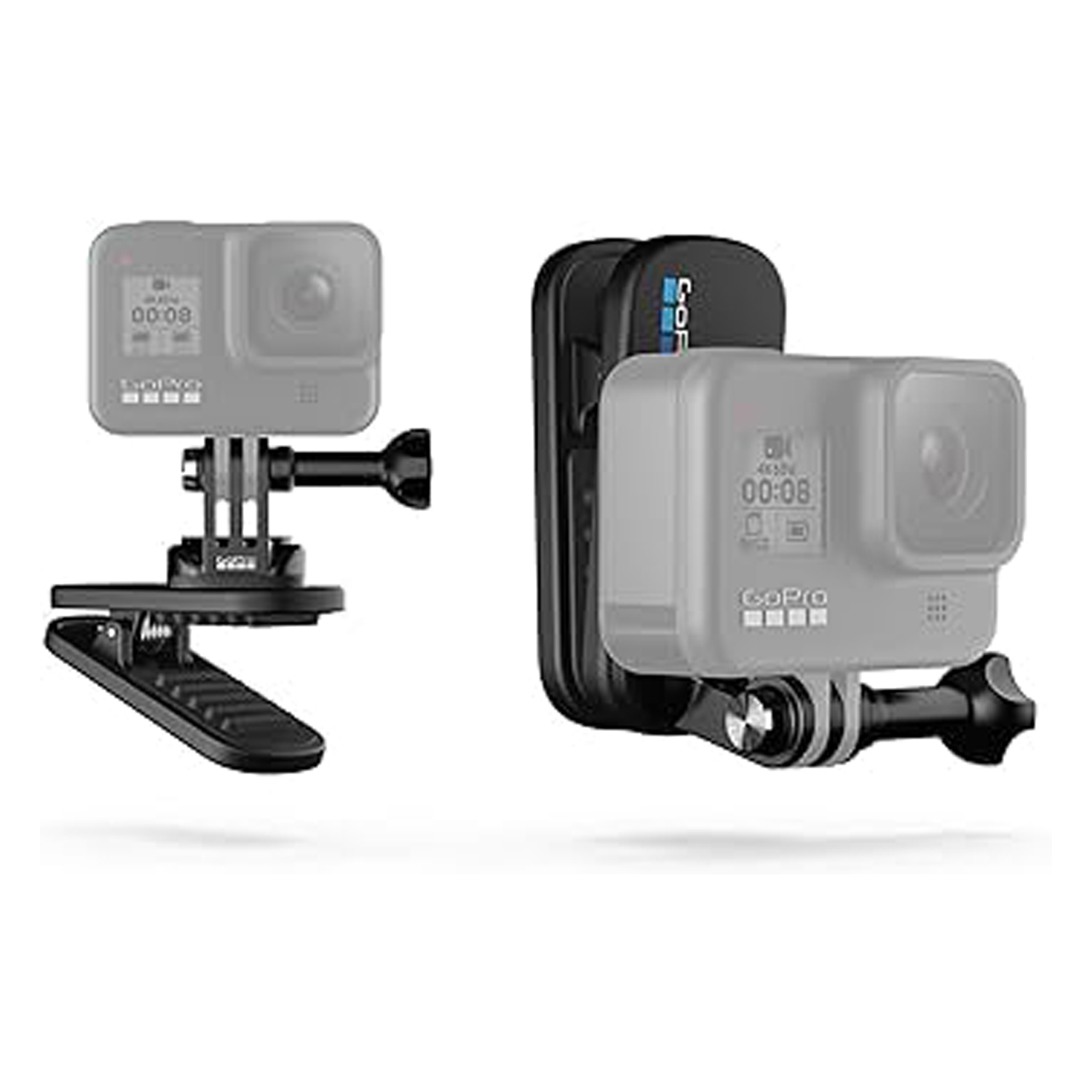GOPRO KIT TRAVEL AKTTR-002 SHORTY EXTENSIBLE + CLIP GIRATORIO Y SOPORTE AJUSTABLE - 2
