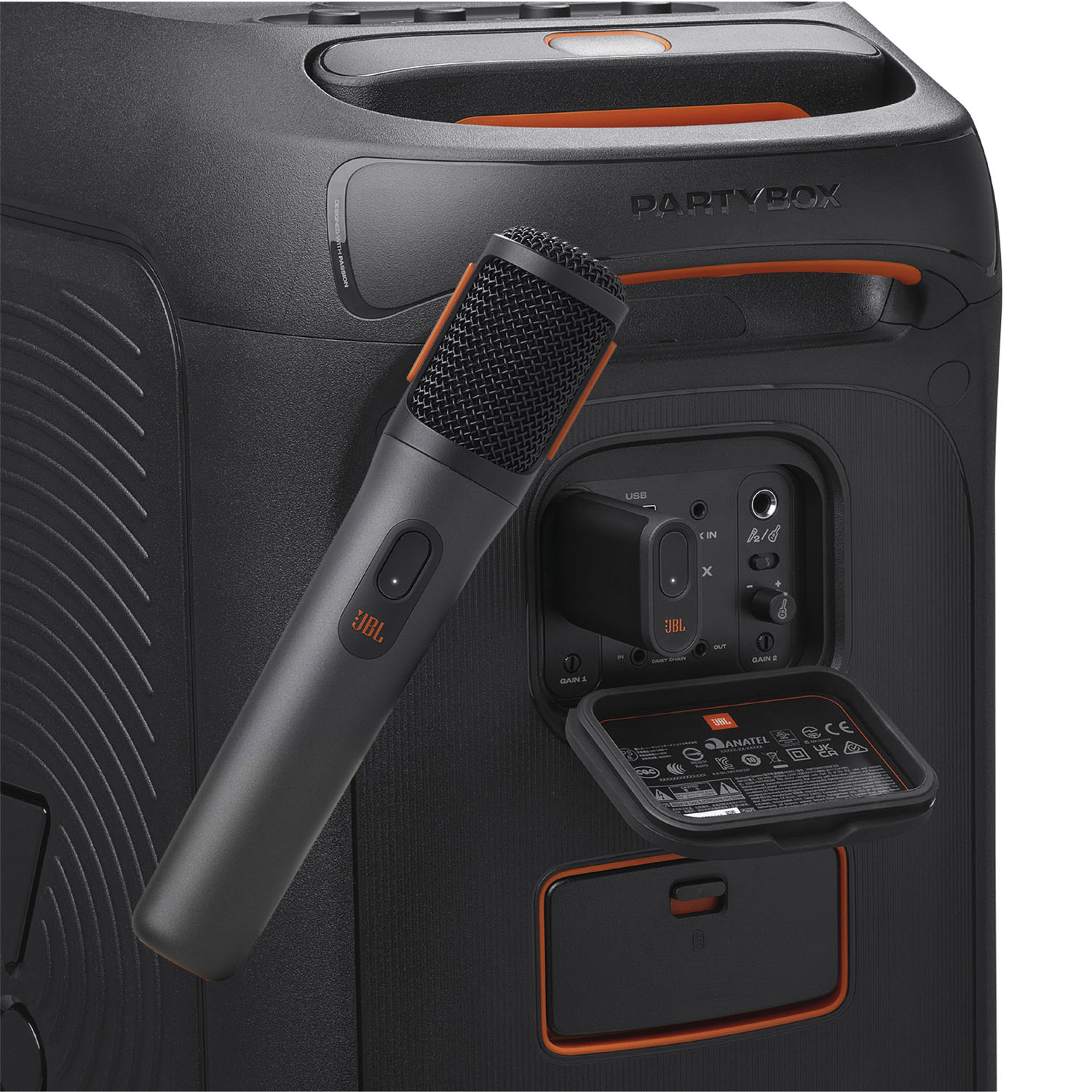 JBL MICROFONO PARTYBOX PACK DUO INALAMBRICOS DIGITALES  NEGRO - 6