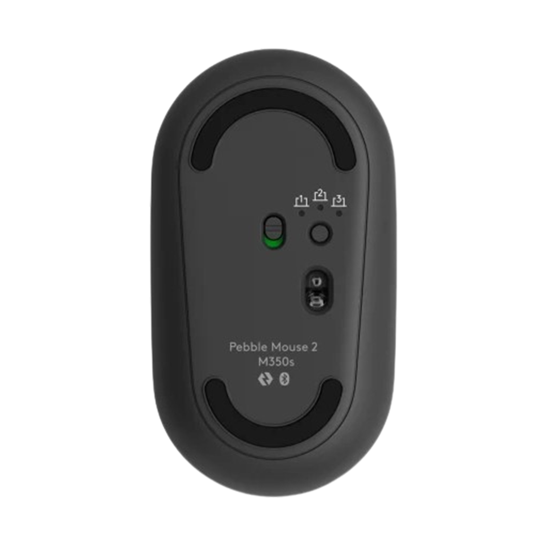 LOGITECH MOUSE BLUETOOTH PEBBLE 2 M350S SILENT TOUCH 4000DPI NEGRO - 4