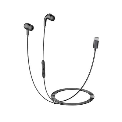 AUDÍFONOS NB-A01 CON CABLE TIPOC PARA MÓVIL Y TABLET - NEGRO - 2