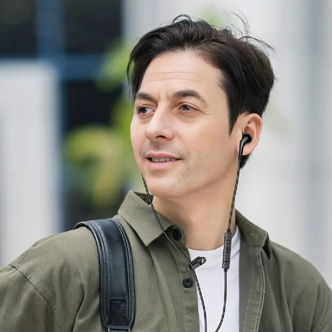 AUDÍFONOS NB-A01 CON CABLE TIPOC PARA MÓVIL Y TABLET - NEGRO - 6