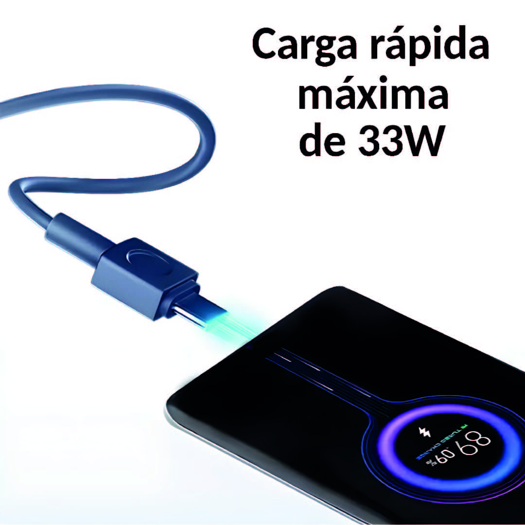 XIAOMI POWER BANK 33W 20000MAH CON CABLE INTEGRADO USBCUSB-A PB2030MI - 5