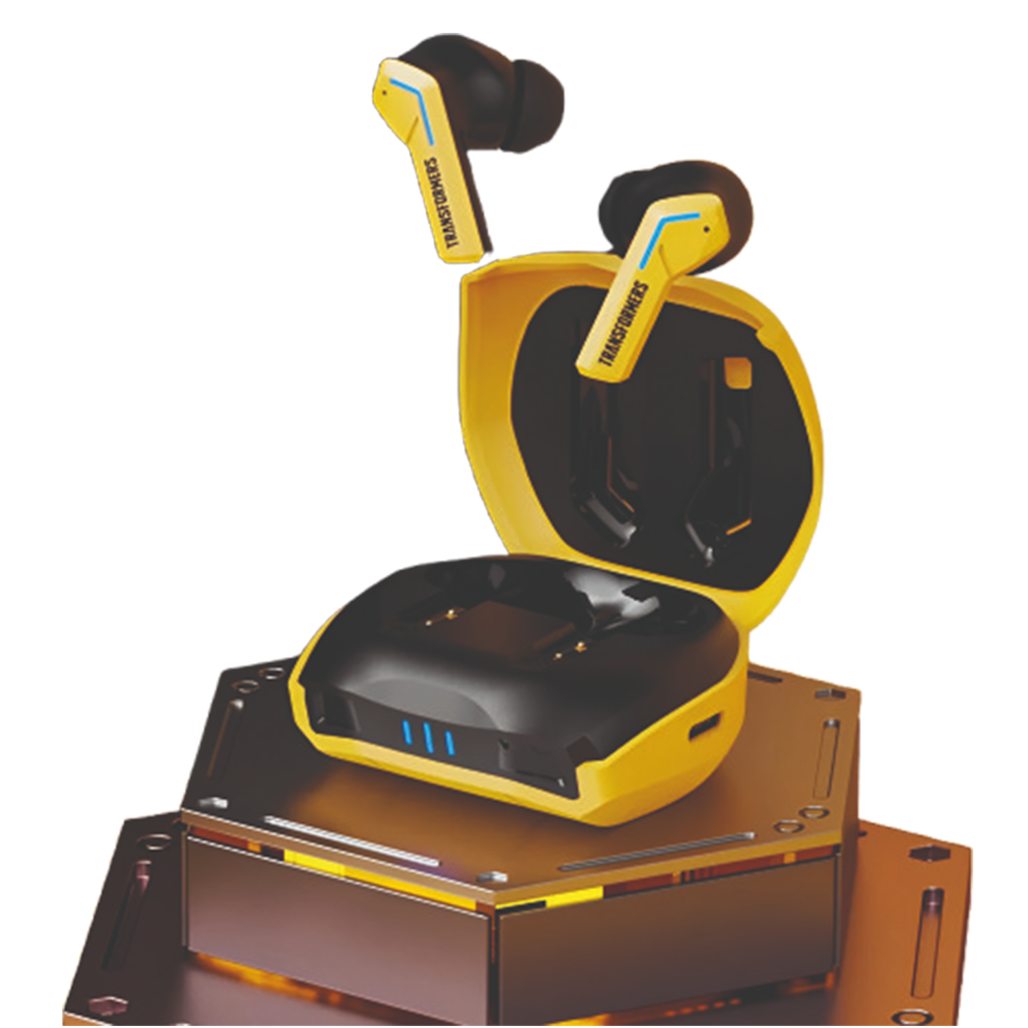TRANSFORMERS AUDÍFONOS BLUETOOTH TWS BUMBLEBEE TF- T06 24HRS AMARILLO - 4