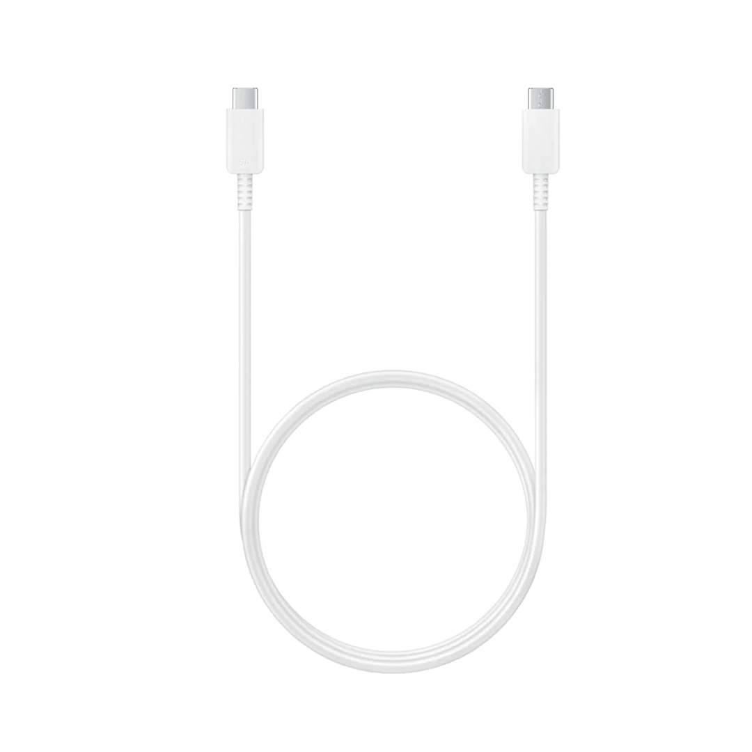 SAMSUNG CABLE DE CARGA USB-C A USB-C 5A 1M MAX 100W  BLANCO EP-DN975 - 3