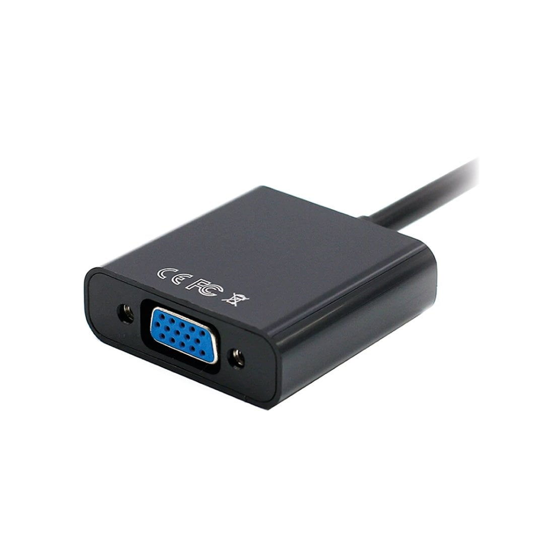 ADAPTADOR HDMI A VGA NEGRO - HDMI-TO-VGA - 2