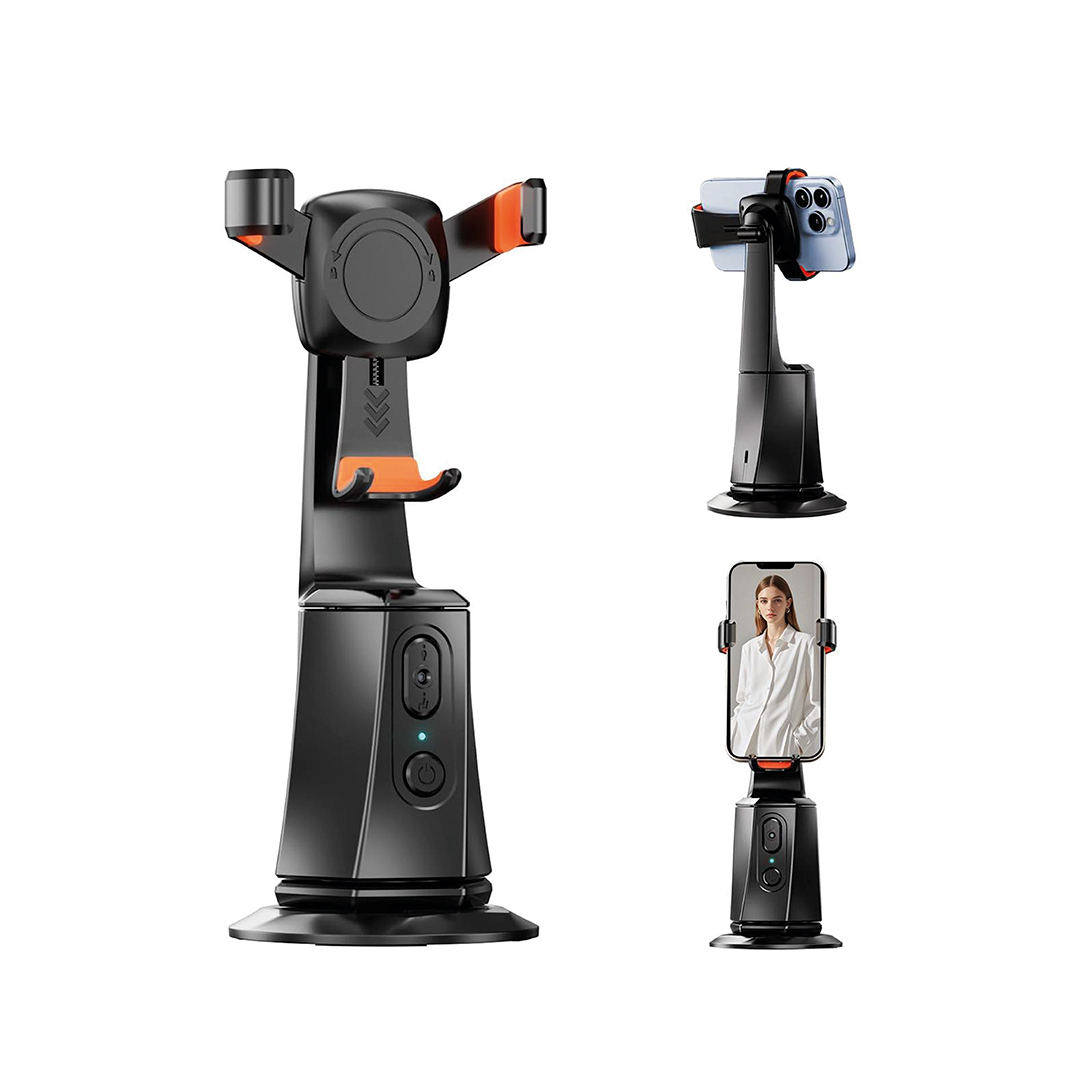 SOPORTE CELULAR GIMBAL S1 CON SEGUIMIENTO FACIAL AUTOMATICO GIRO 360° LED-HX1504 - 3
