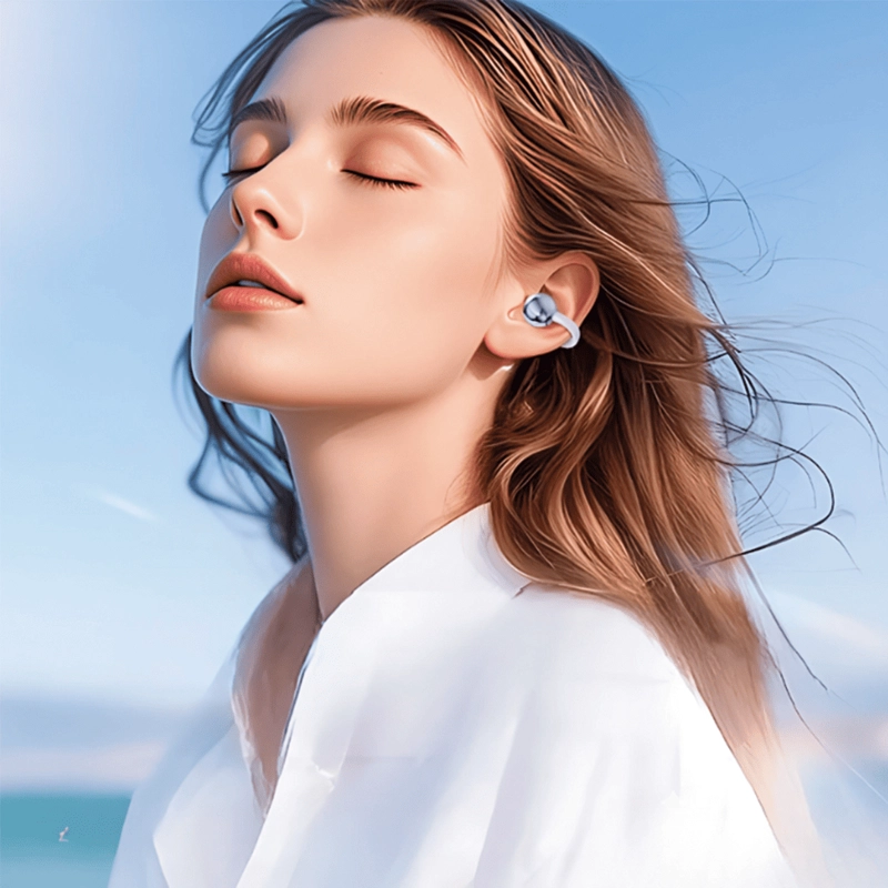 ST AUDÍFONOS BLUETOOTH M79 TWS CANCELACIÓN RUIDO MICRÓFONO LILA - 5