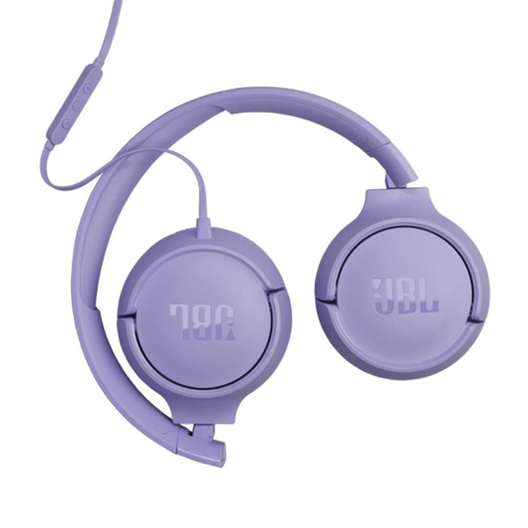 JBL AUDÍFONO TUNE 520C USB-C ON-EAR PURE BASS PURPURA - 6