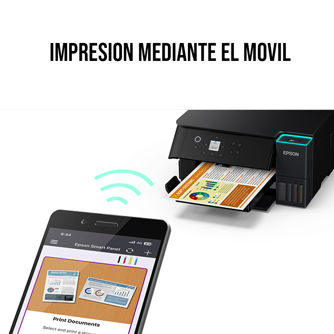 EPSON IMPRESORAECOTANK L4360 WIFI DÚPLEX 3EN1 NEGRA - 3