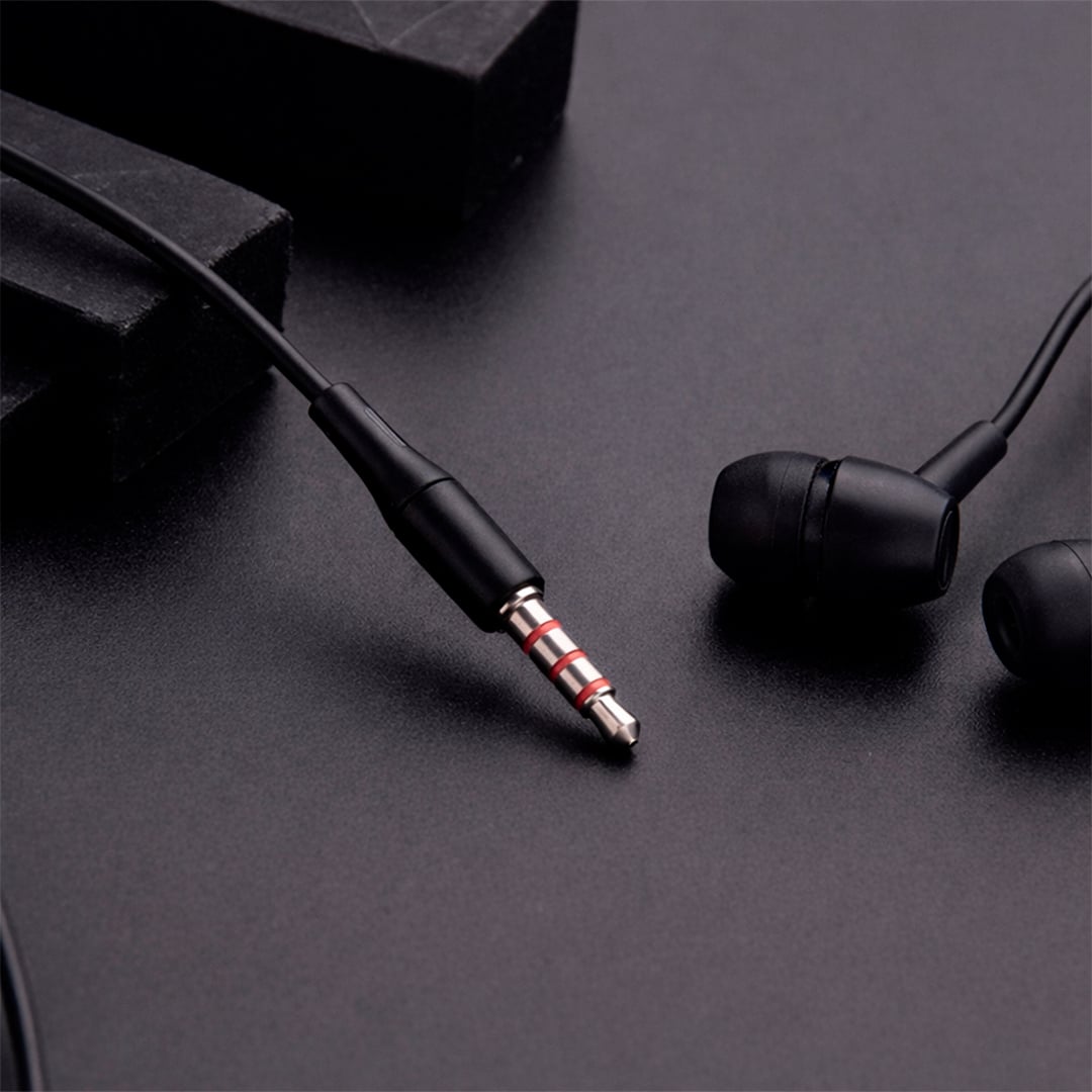 AUDÍFONOS NPHE-06 JACK 3.5MM STEREO NEGRO - 5