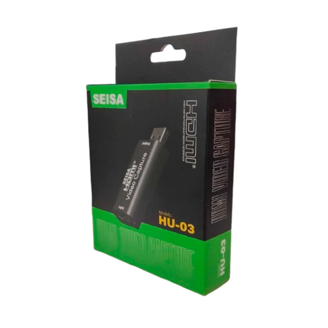 SEISA ADAPTADOR CAPTURADOR VIDEO SEISA HU-03 HDMI A USB 1080P - 3