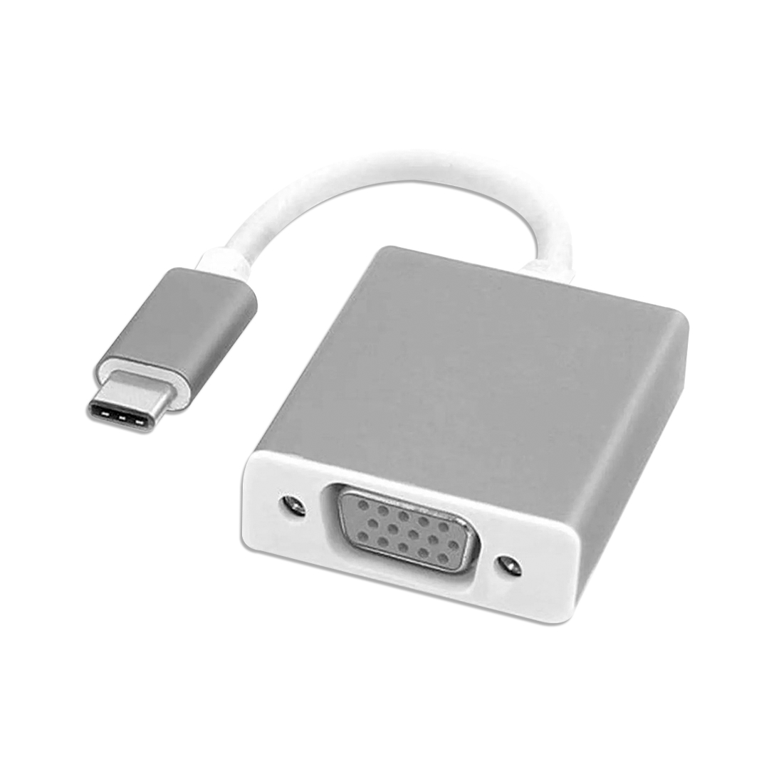 SEISA ADAPTADOR USB-C A VGA SM-C7839 SILVER - 2