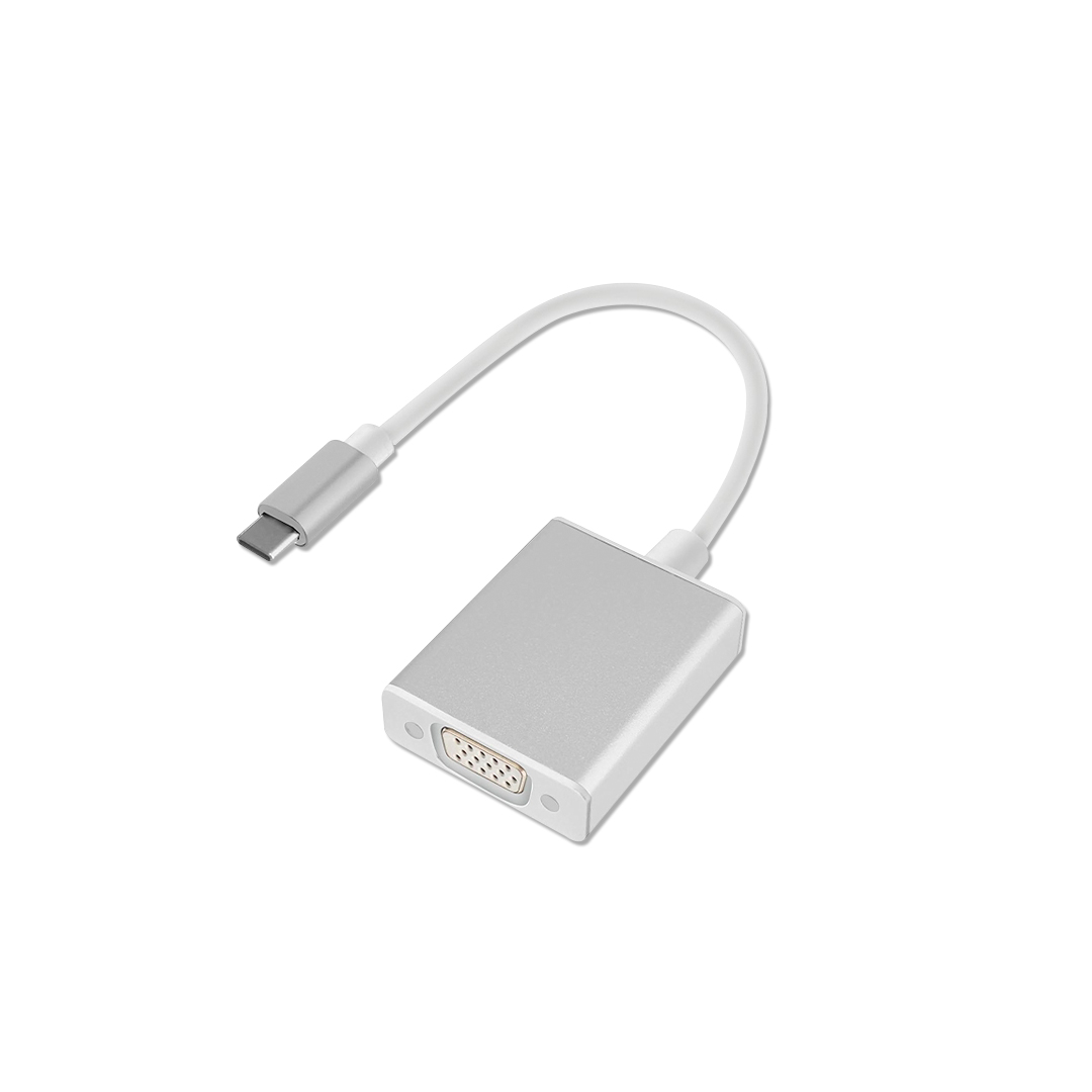 SEISA ADAPTADOR USB-C A VGA SM-C7839 SILVER - 3