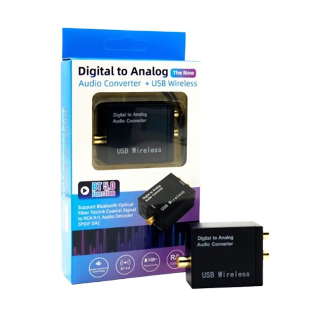 SEISA ADAPTADOR AUDIO SEISA SM-C7852BT BLUETOOTH A RCA ÓPTICO - 4