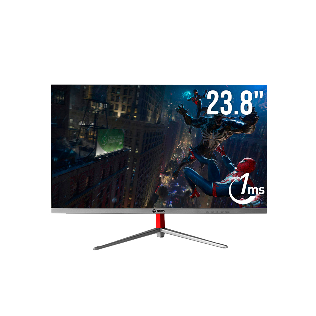 TEROS TE-2402S MONITOR CURVO 23.8' FHD 100HZ 1MS HDMI VGA NEGRO - 1