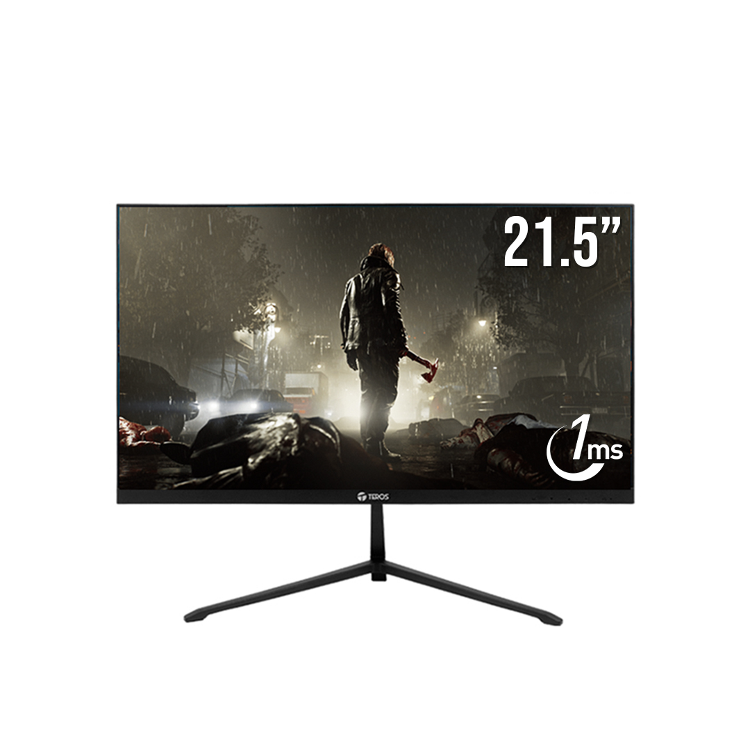 TEROS TE-2128S MONITOR PLANO 21.5' FHD IPS 100HZ 1MS HDMI VGA NEGRO - 1