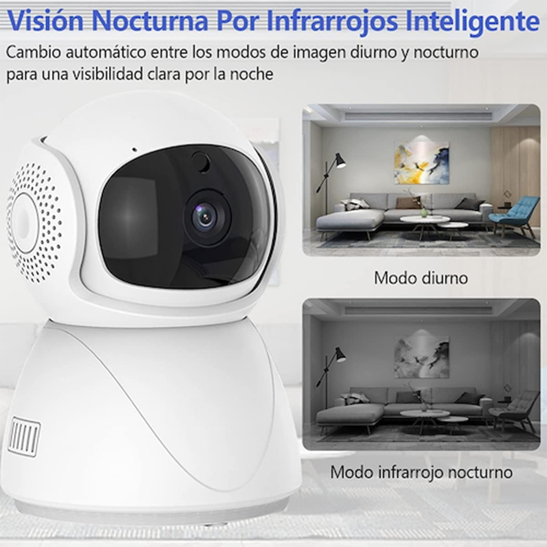SEISA IPC-ZAS02 CÁMARA DE SEGURIDAD WIFI 1080P BLANCA - 6