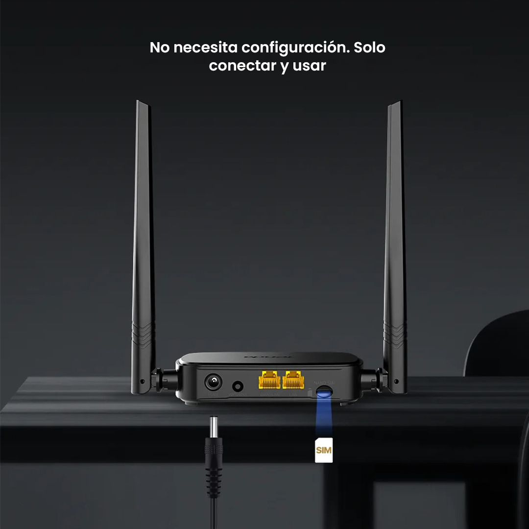 TENDA ROUTER 4G LTE 4G03 PRO WIFI 300MBPS SIM - 6