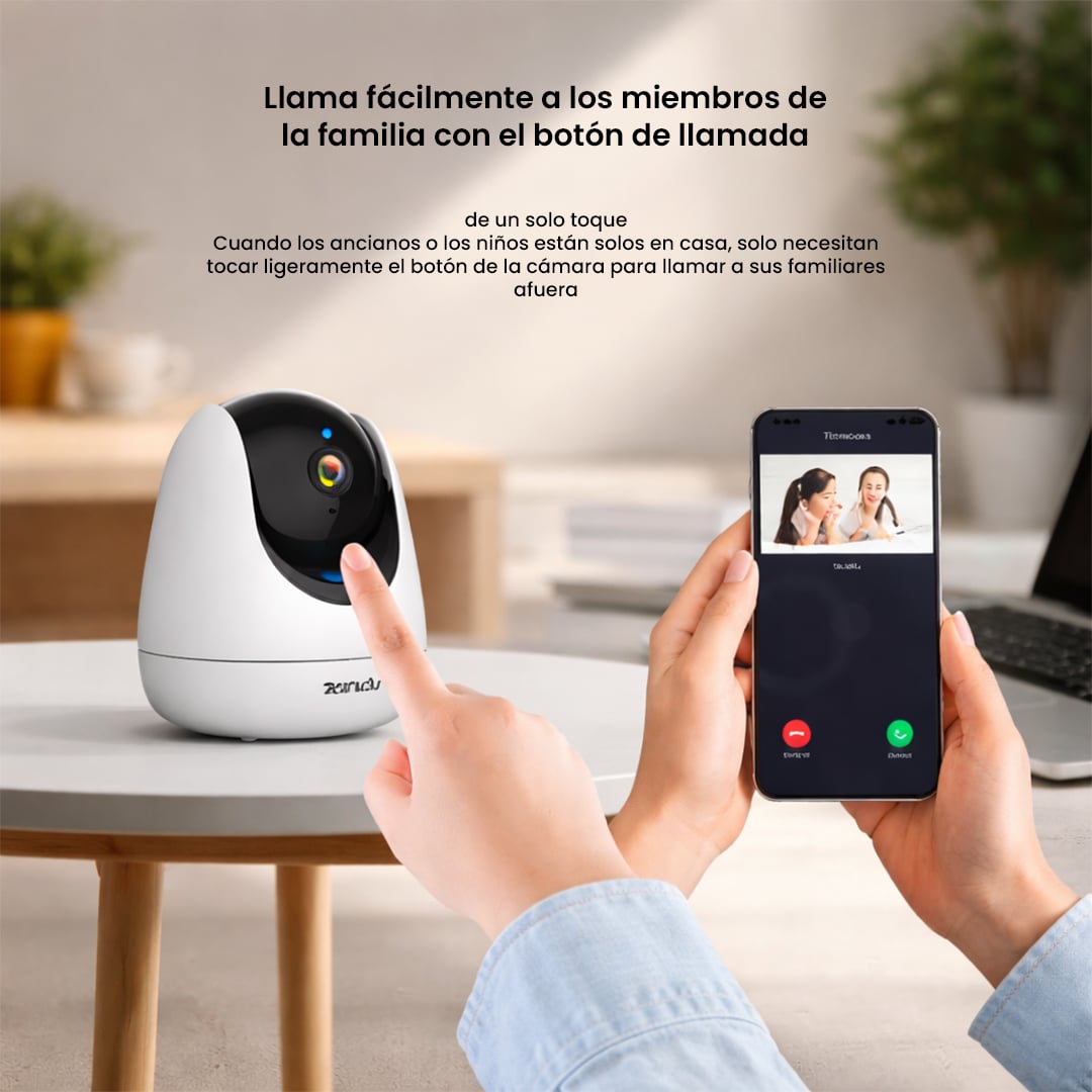 TENDA CÁMARA DE SEGURIDAD WIFI 6 360° 2K CP3 PRO IA AUDIO ALEXA - 6