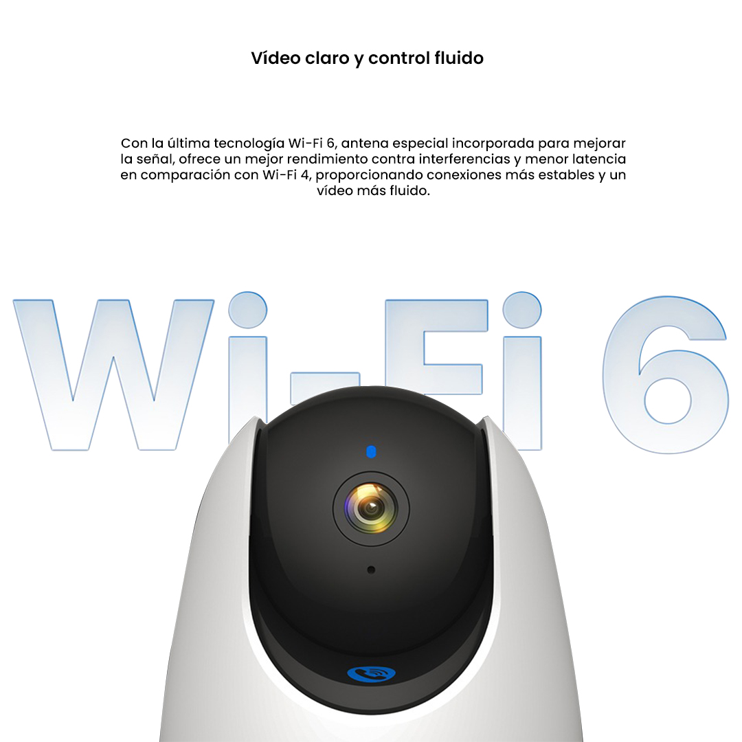 TENDA CÁMARA DE SEGURIDAD WIFI 6 5MP 360° CP7 AUDIO IA VISIÓN NOCTURNA - 6