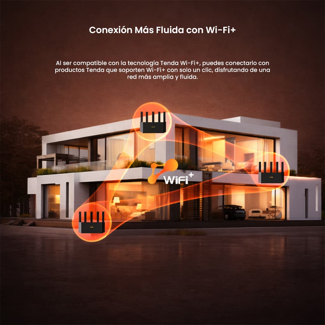 TENDA ROUTER WIFI 6 TX2L PRO AX1500 GIGABIT 5 ANTENAS - 8