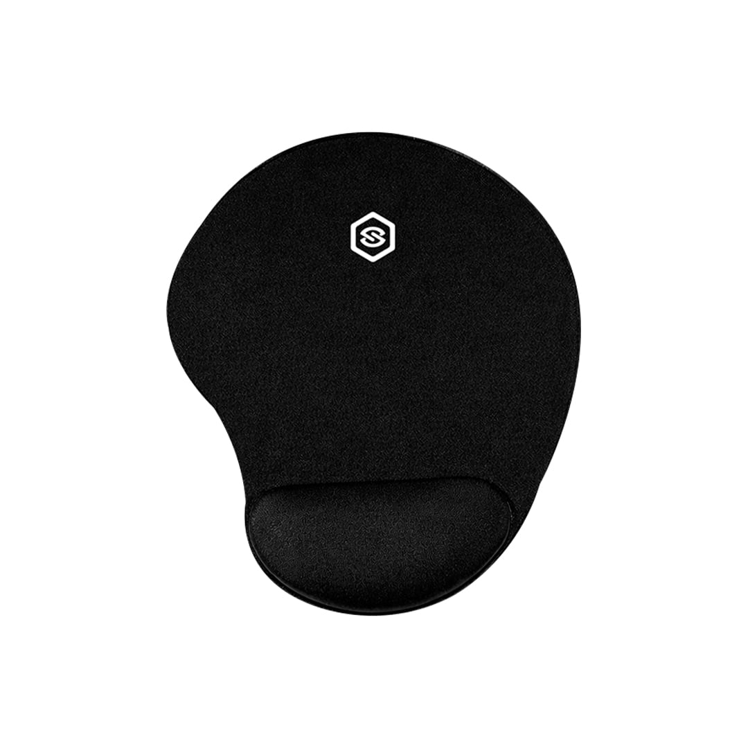 MOUSE PAD ERGONÓMICO CON DESCANSADOR MPB-01 NEGRO - 2